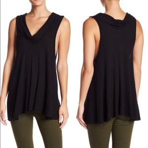 Free People Swing it Cowlneck Sleeveless Top Size S